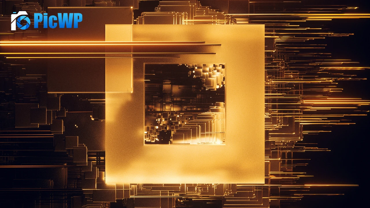 Square Glitch 4K PC Wallpaper