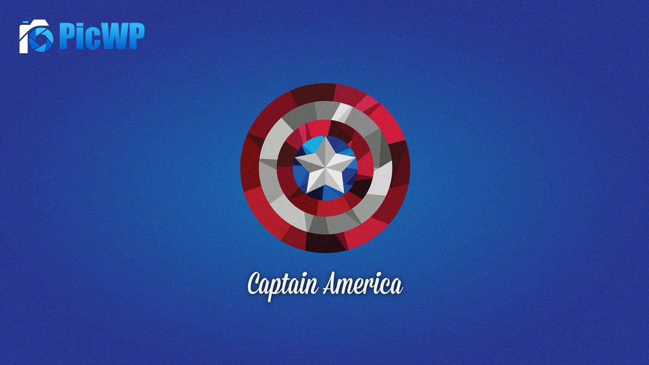 Captain America's shield Illustration 4K PC Wallpaper