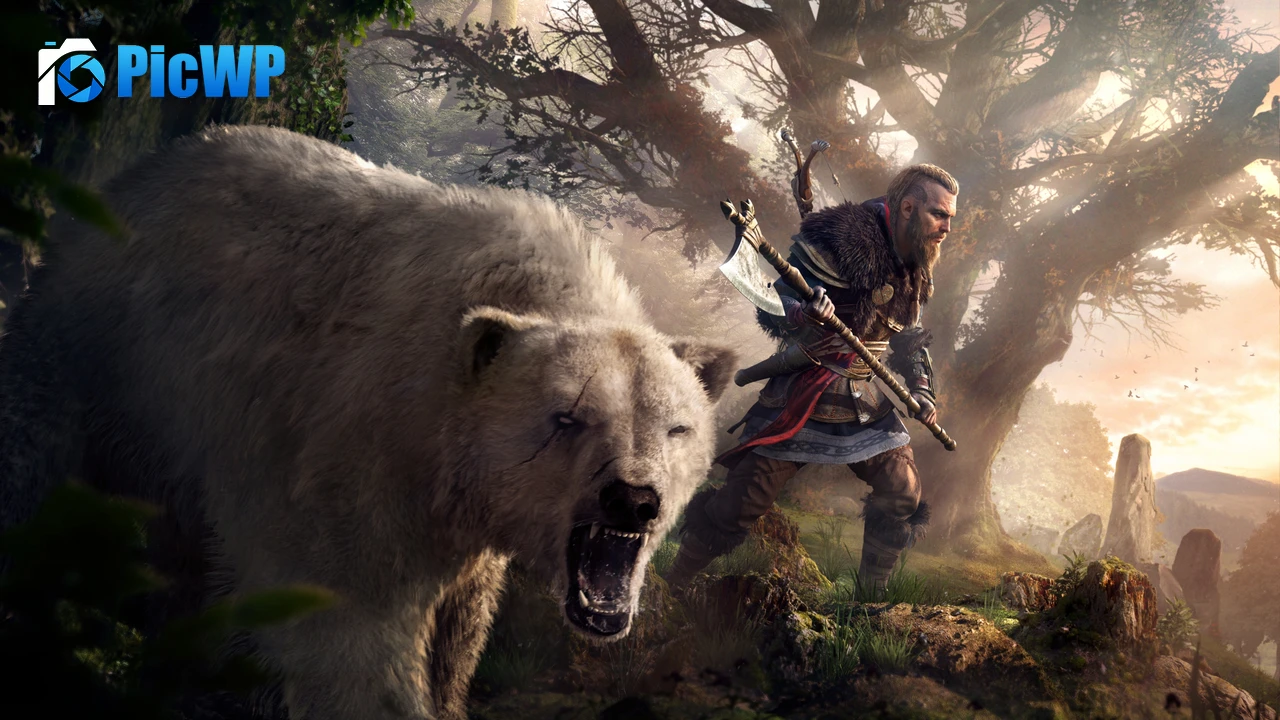 Eivor Viking raider 4K PC Wallpaper