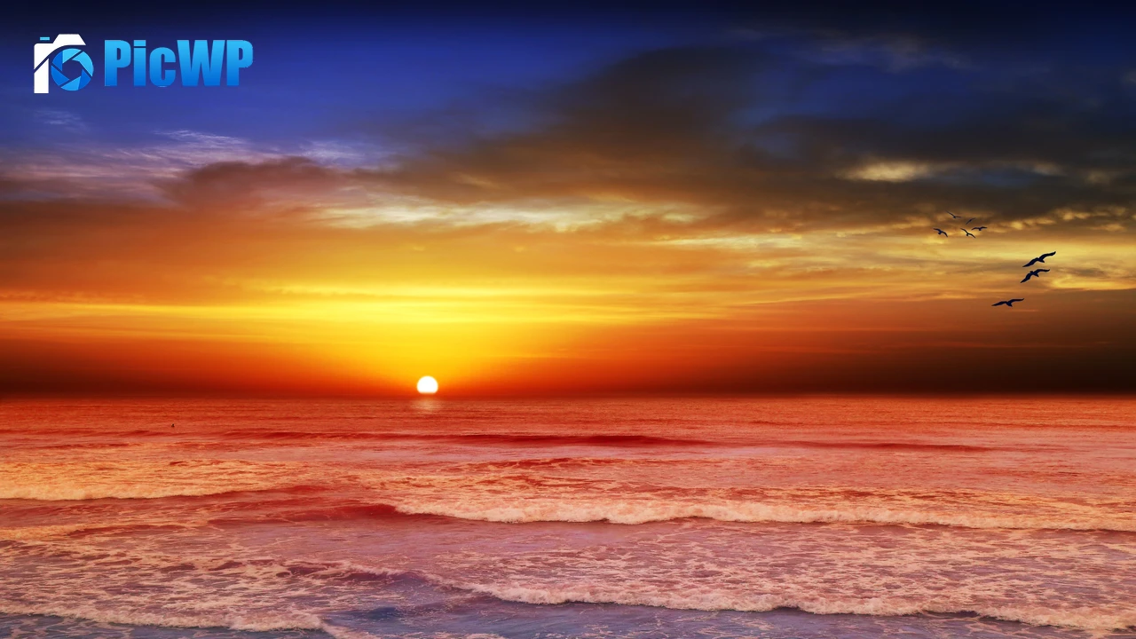 Beach Dusk 4K PC Wallpaper
