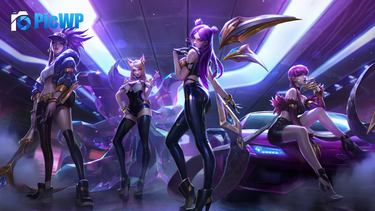 KDA K-pop 4K PC Wallpaper