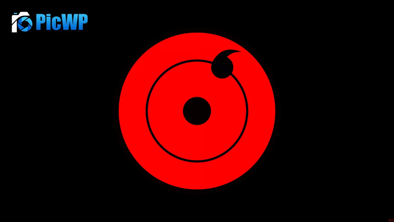 Sharingan Naruto AMOLED 4K PC Wallpaper
