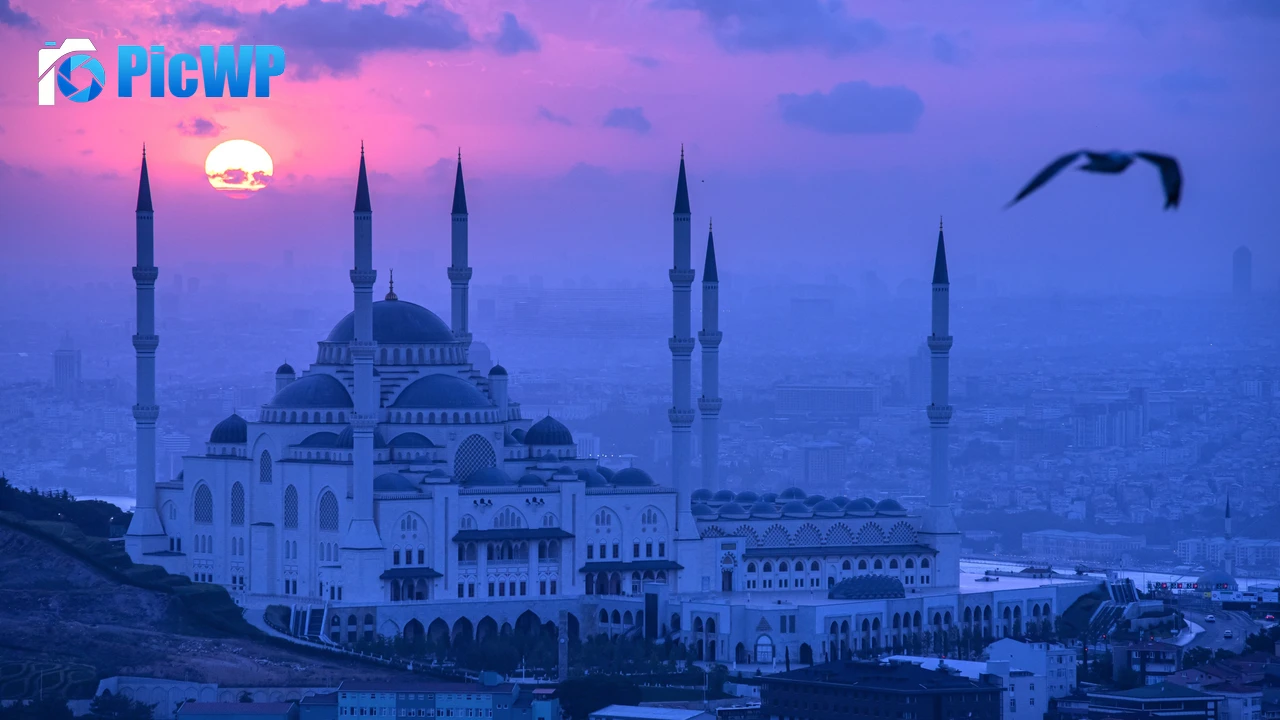 Blue Mosque Turkey 4K PC Wallpaper