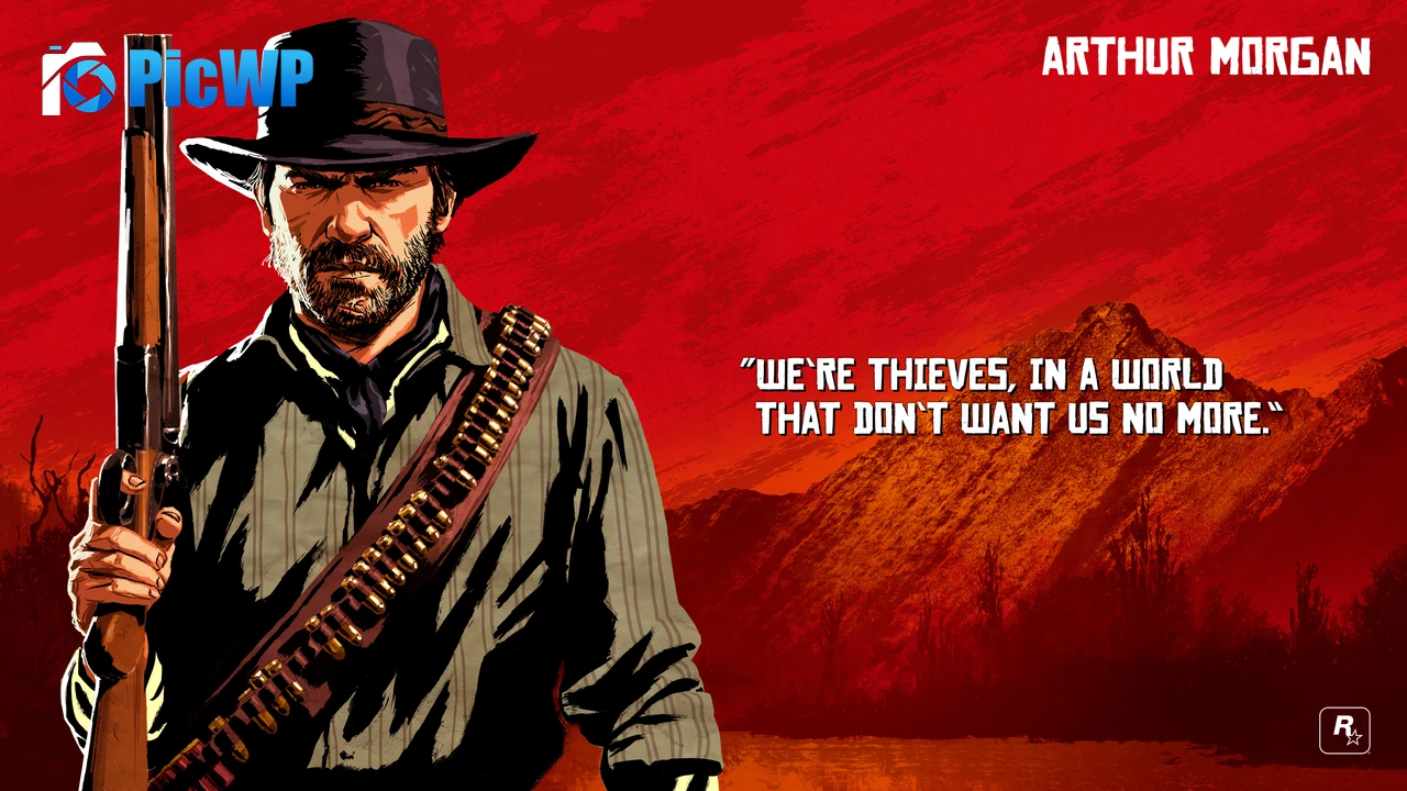 Red Dead Redemption 2 Arthur Morgan quotes 4K PC Wallpaper