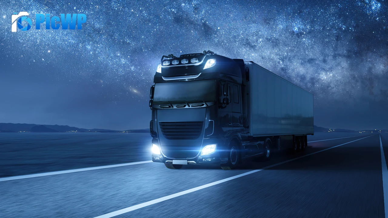 Truck Night 4K PC Wallpaper