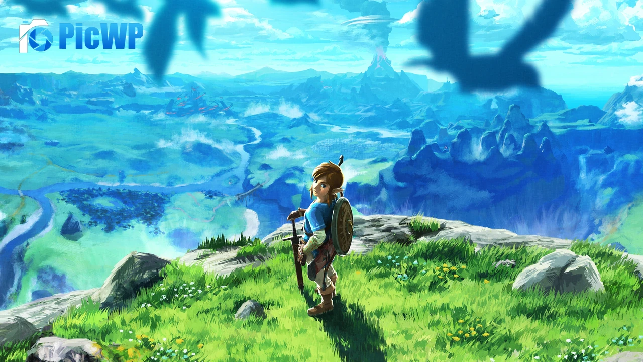 Link Hyrule 4K PC Wallpaper