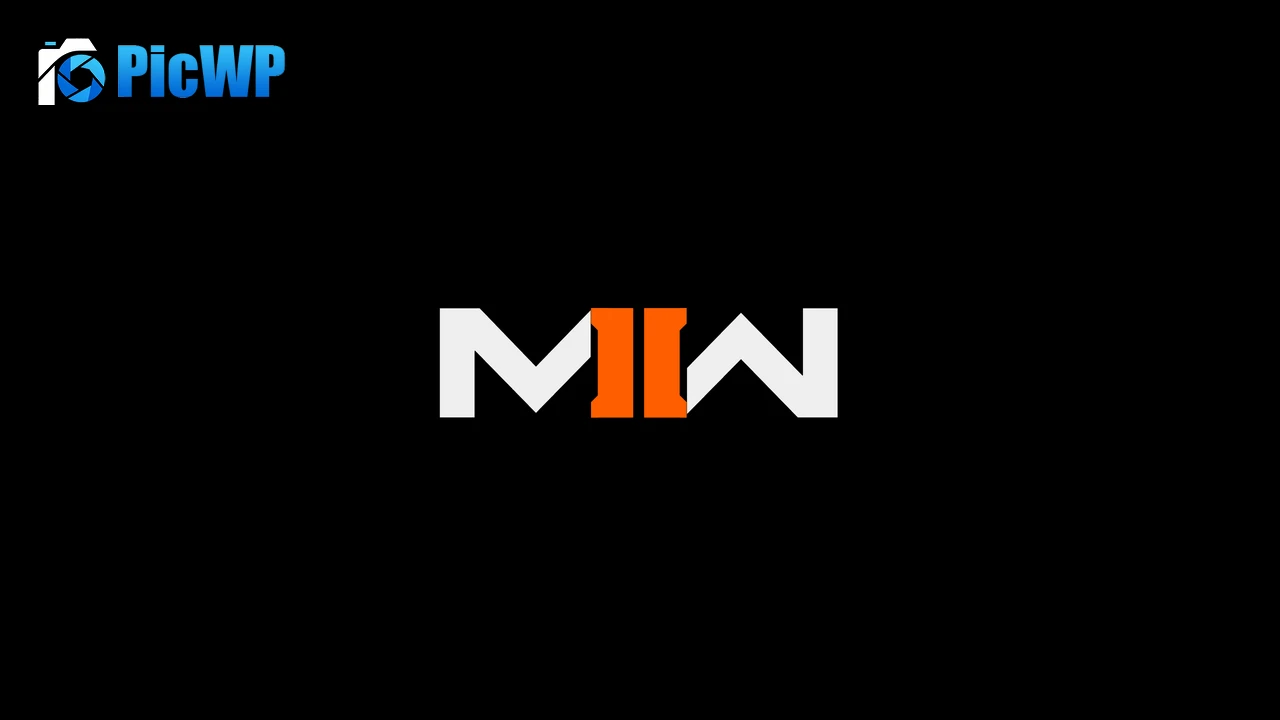 Call of Duty: Modern Warfare II Minimal logo 4K PC Wallpaper