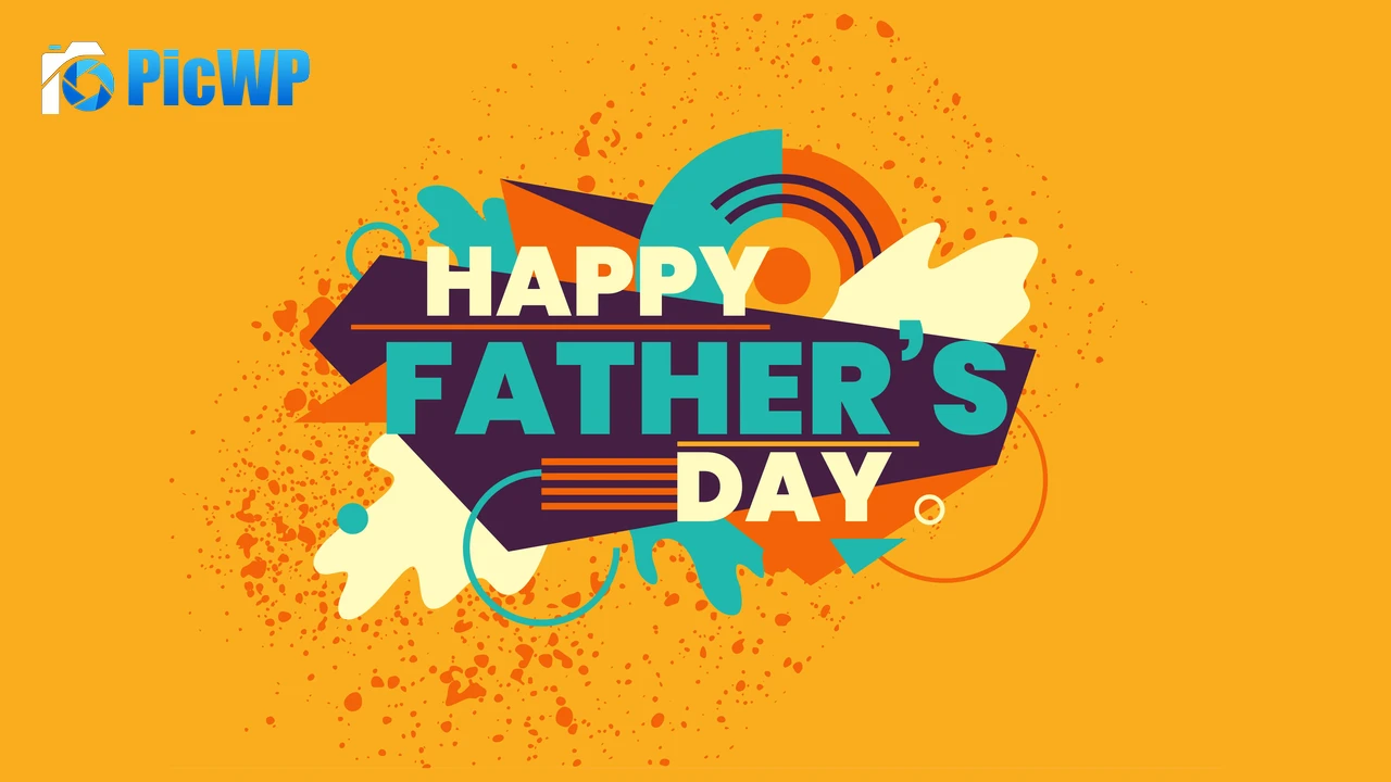Happy Fathers Day Typography 4K PC Wallpaper