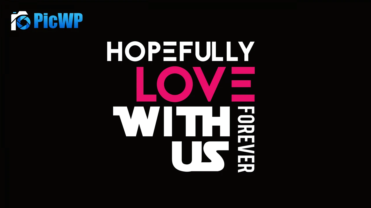Love quotes Black background 4K PC Wallpaper