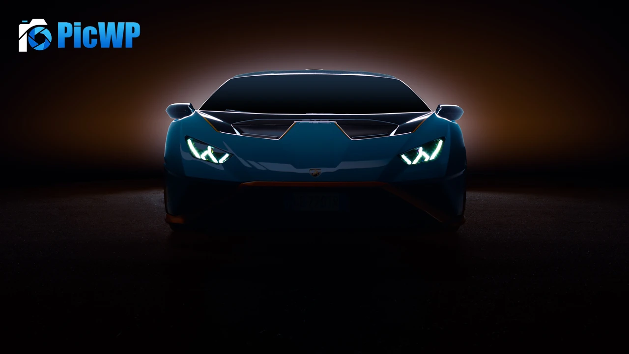 Lamborghini Huracán STO Aesthetic 4K PC Wallpaper