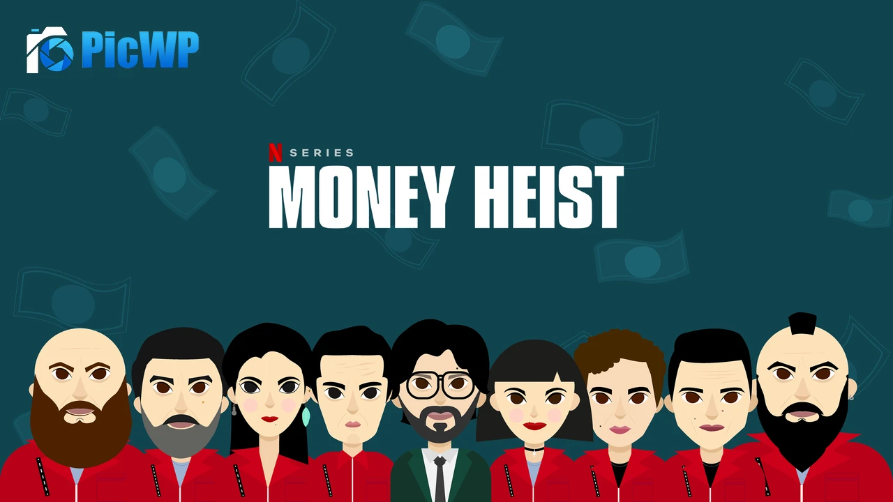 Money Heist Characters 4K PC Wallpaper