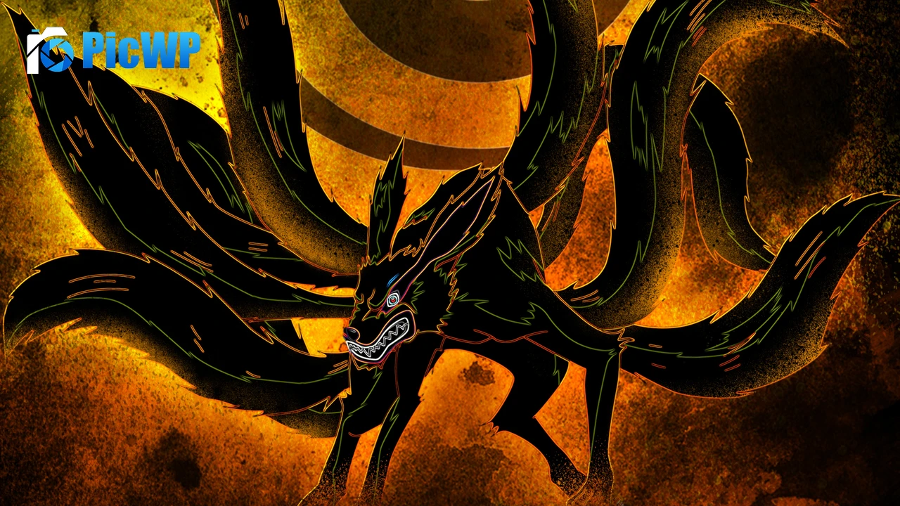 Nine tailed fox Naruto 4K PC Wallpaper