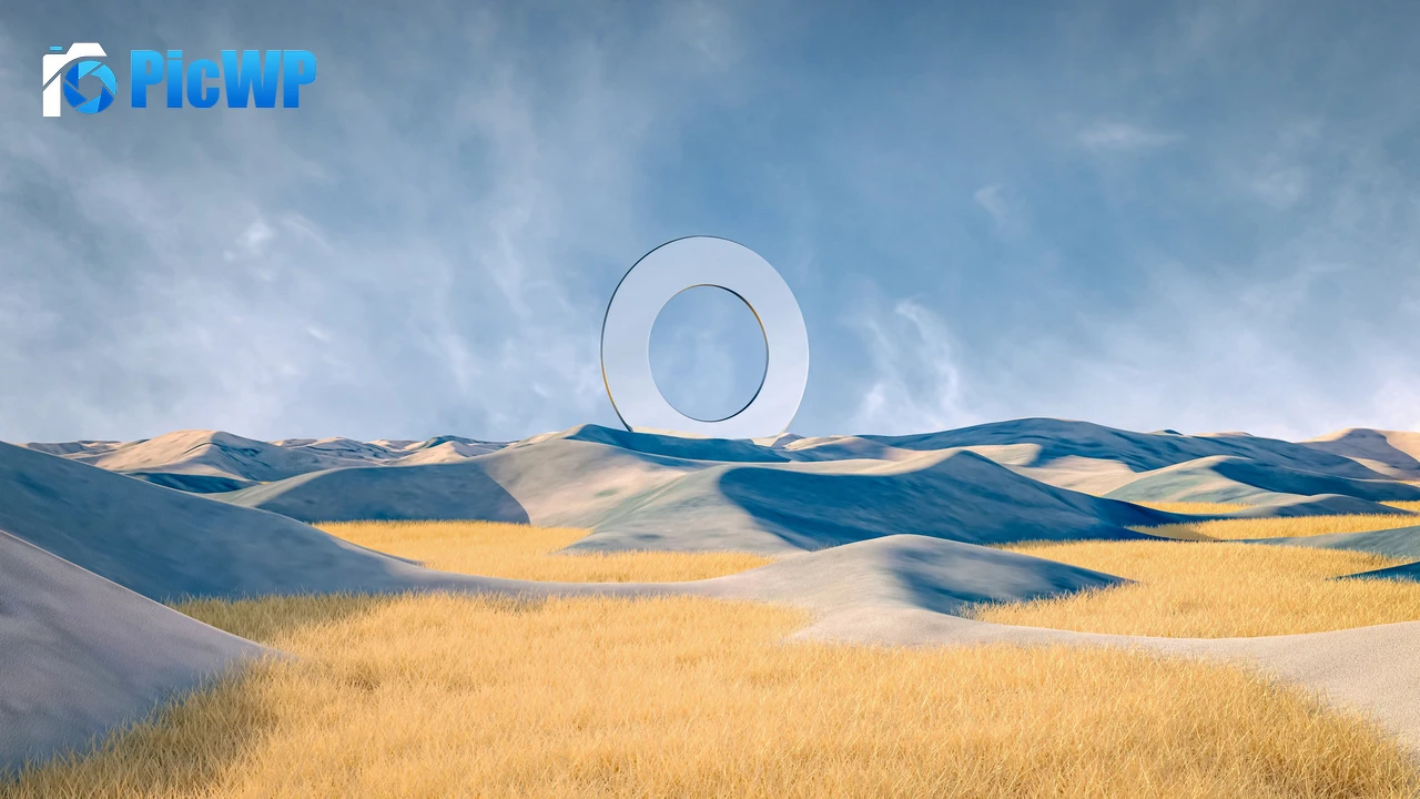 Desert Geometric 4K PC Wallpaper