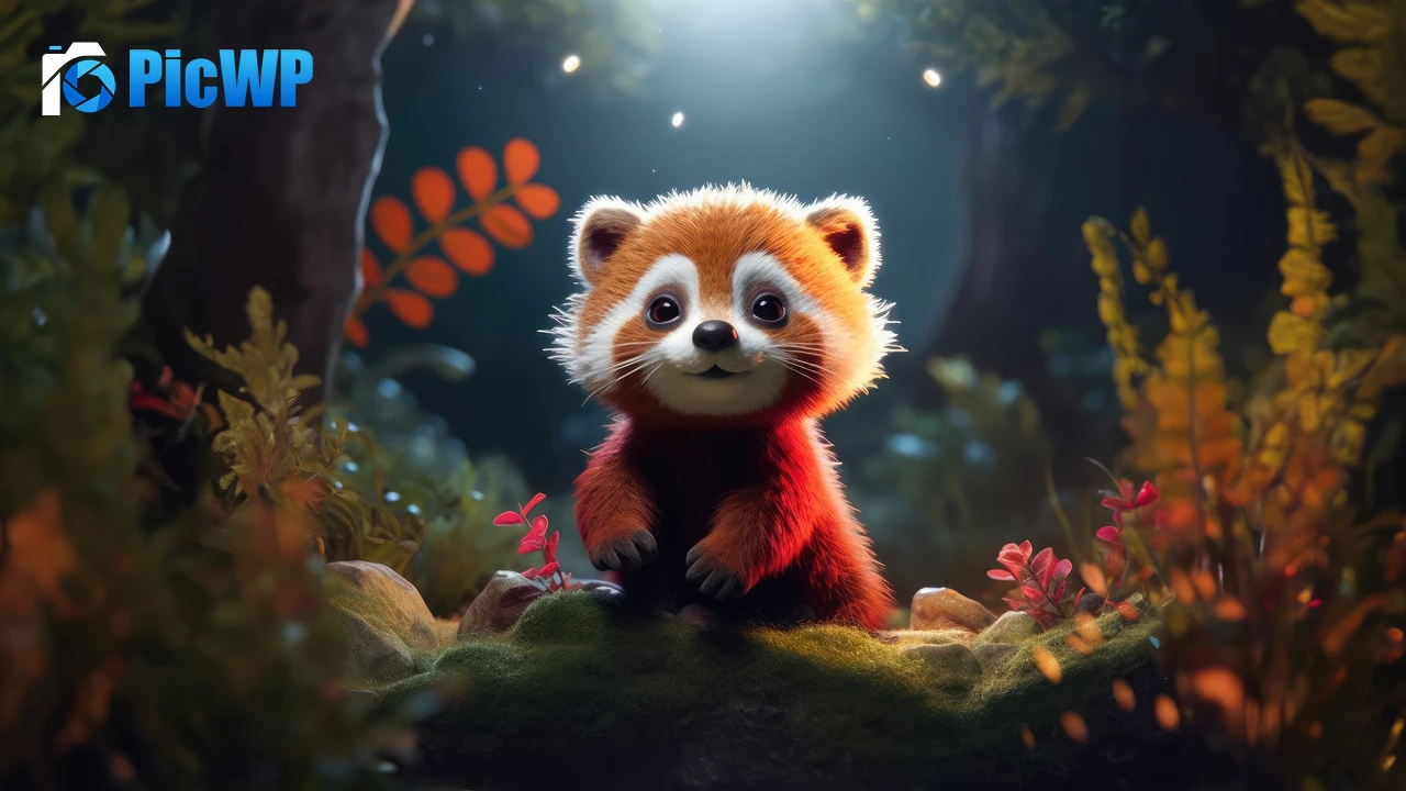 Red panda Adorable 4K PC Wallpaper