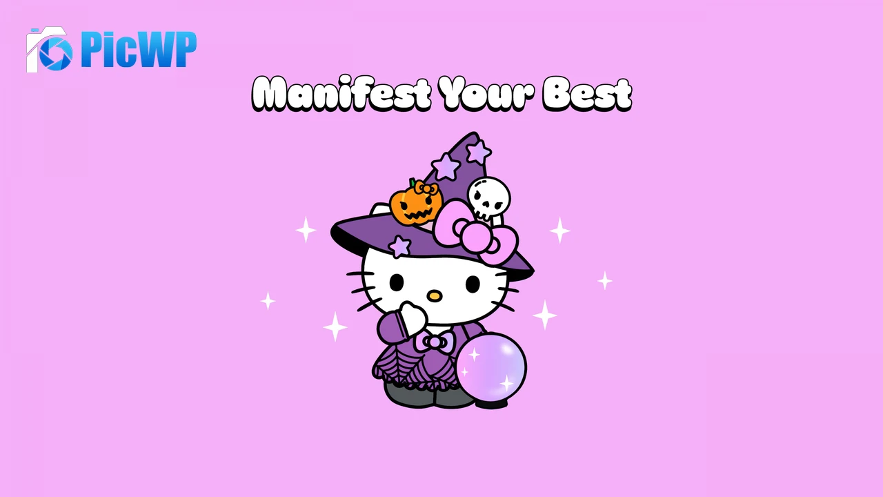 Hello Kitty Halloween costume 4K PC Wallpaper