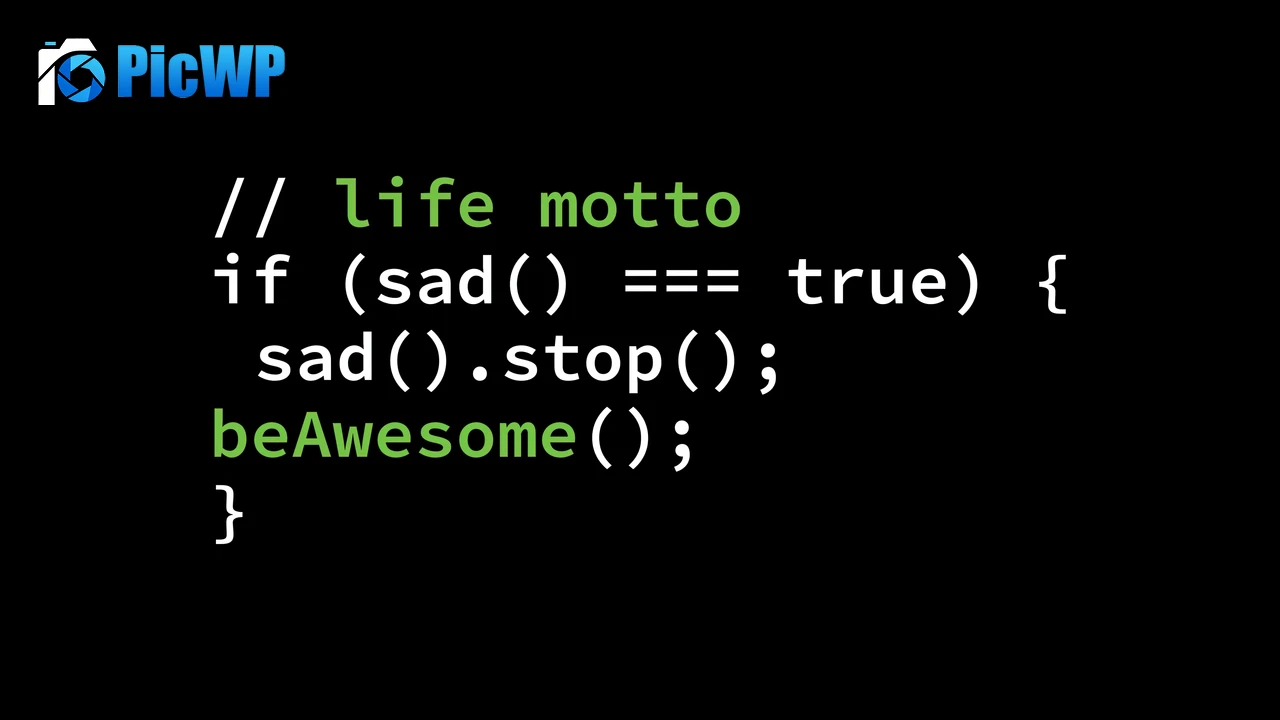 Be Awesome If code 4K PC Wallpaper