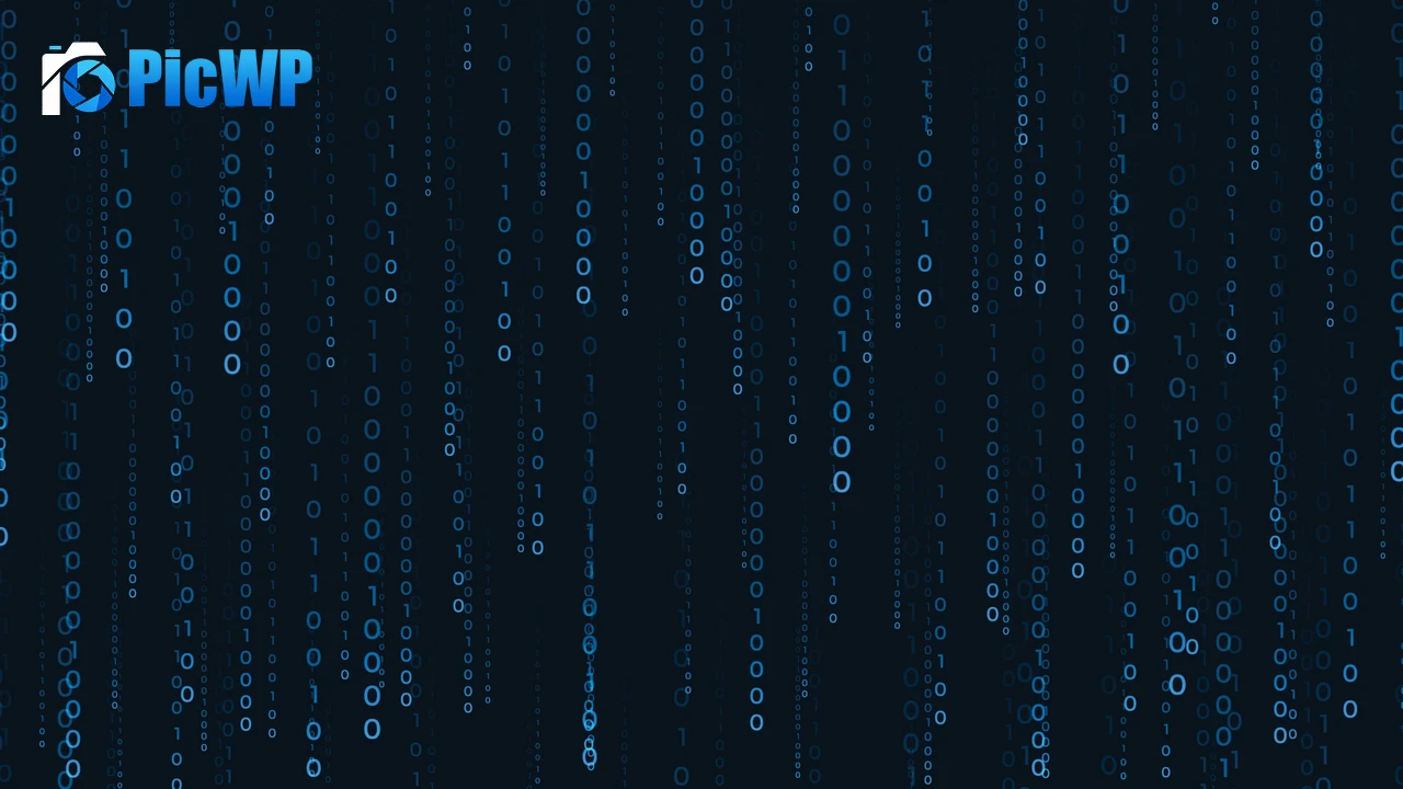 Matrix falling code Program 4K PC Wallpaper