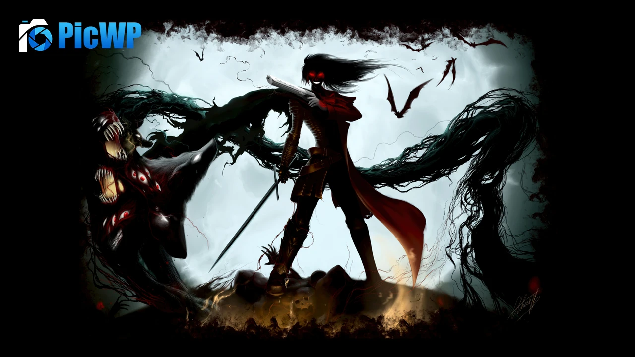 Monster Alucard 4K PC Wallpaper
