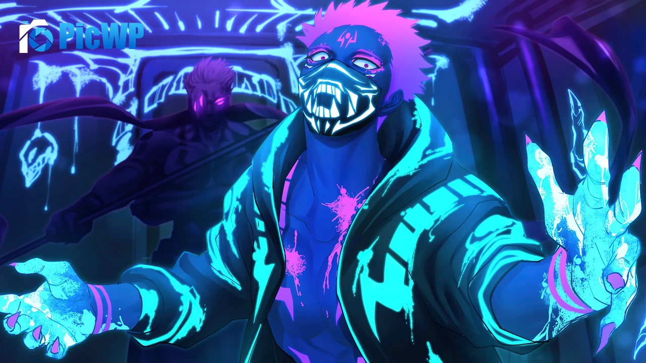 Sukuna Cyberpunk 4K PC Wallpaper
