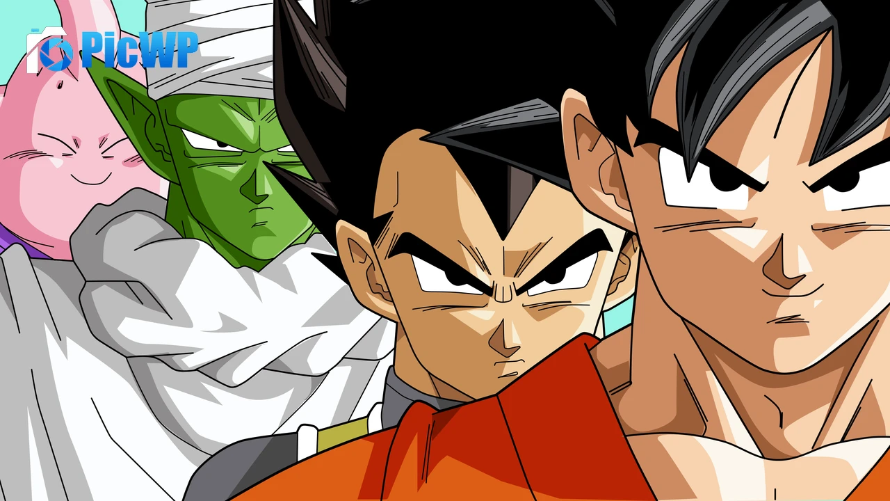Goku Vegeta Piccolo Majin Buu Dragon Ball 4K PC Wallpaper