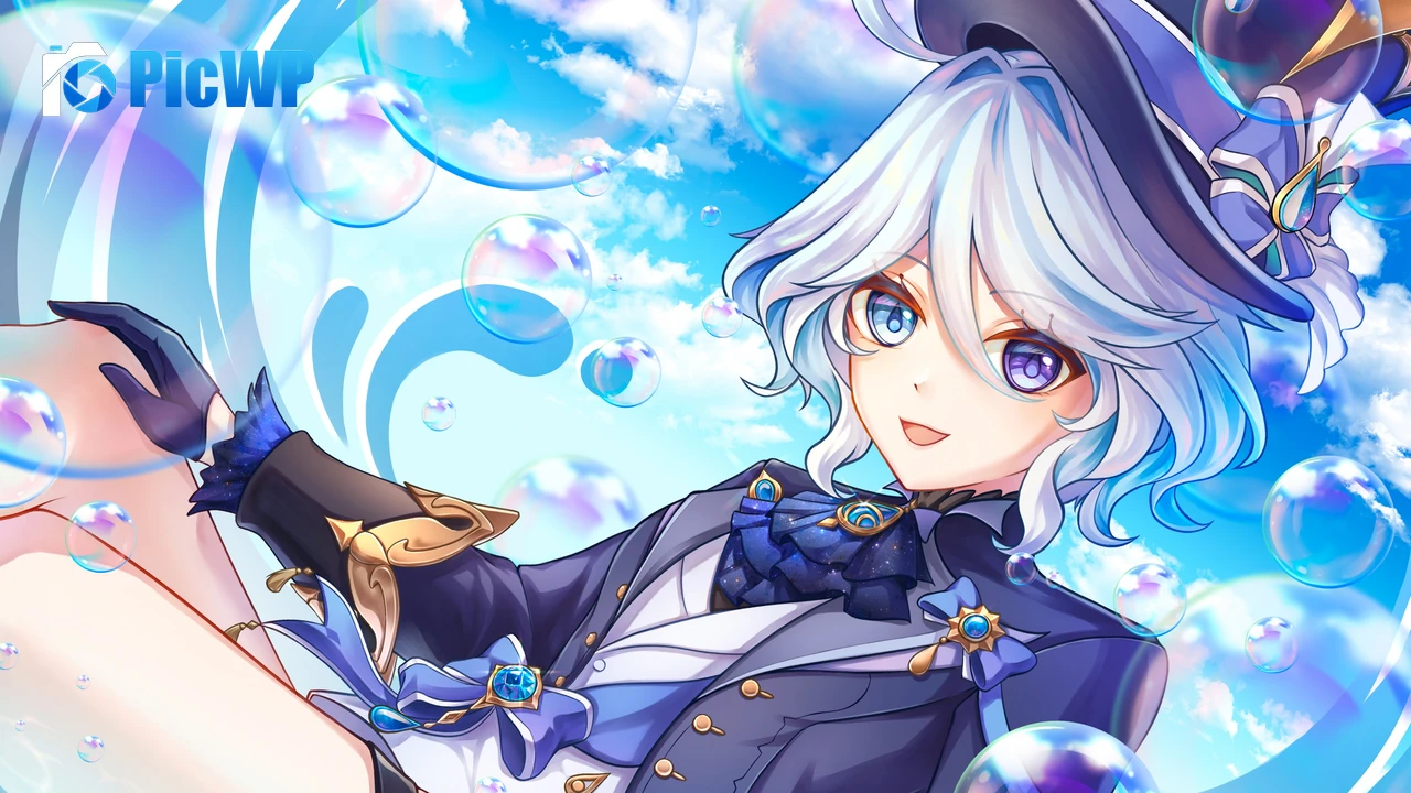 Furina Anime girl 4K PC Wallpaper