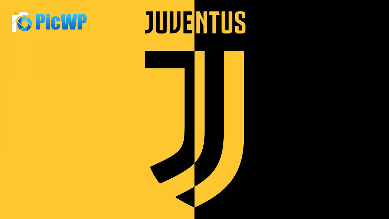 Juventus FC Yellow background 4K PC Wallpaper