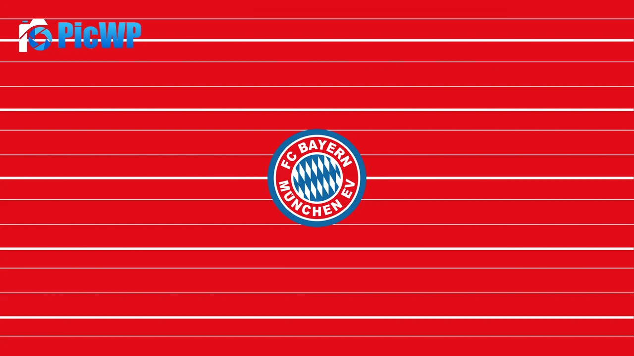 FC Bayern Munich Red background 4K PC Wallpaper