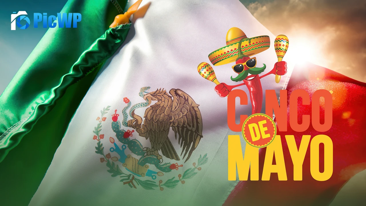 Cinco de Mayo Flag of Mexico 4K PC Wallpaper