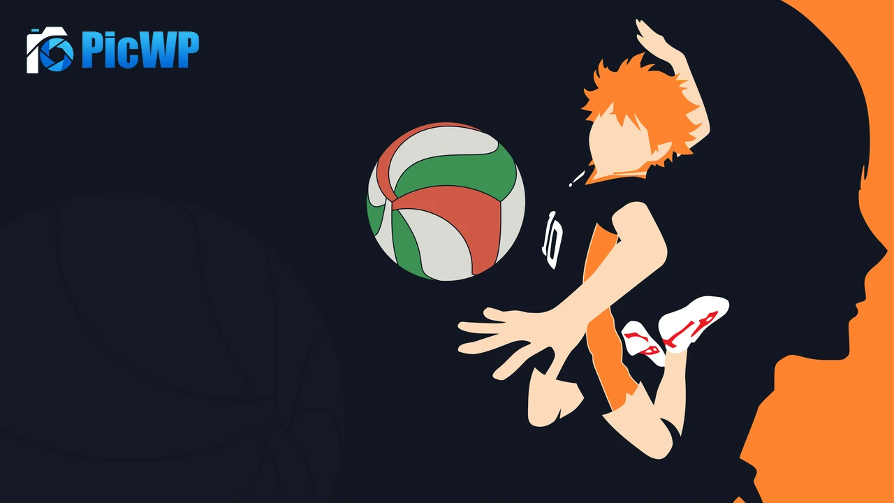 Shoyo Hinata Minimalist 4K PC Wallpaper