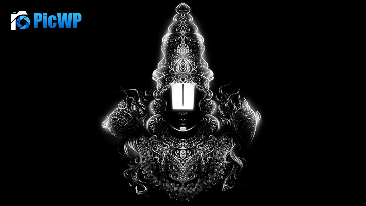 Venkateshwara Swamy Hindu God 4K PC Wallpaper