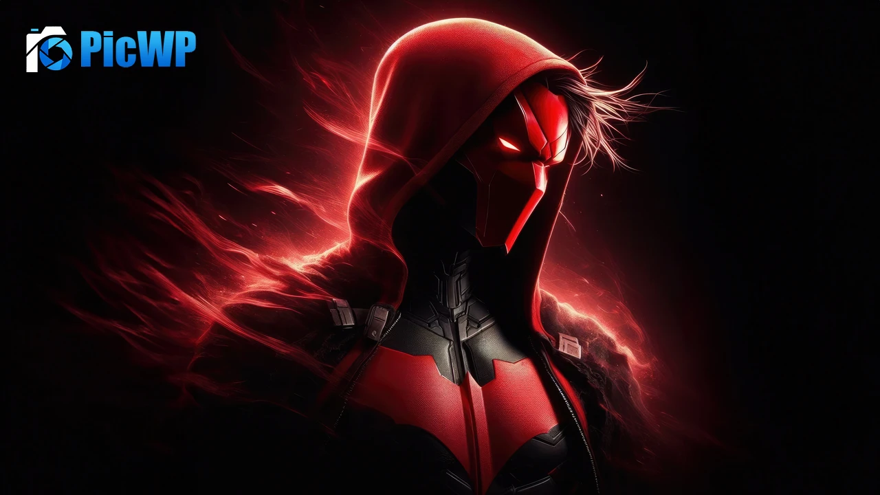 Red Hood AI art 4K PC Wallpaper