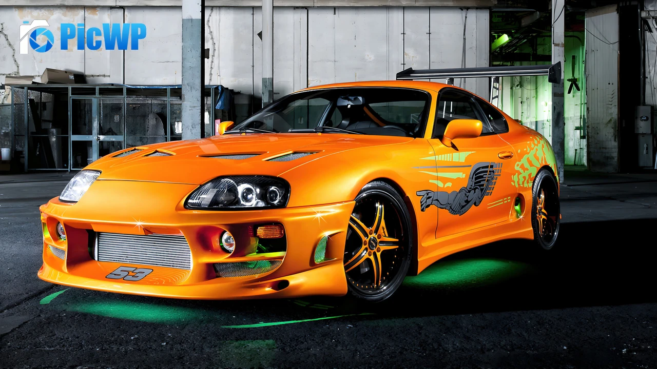 Toyota Supra Mk4 Custom tuning 4K PC Wallpaper