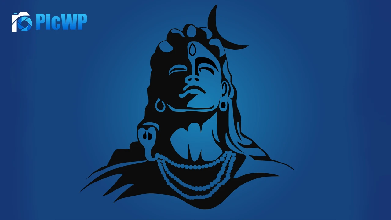 Lord Shiva Minimalist 4K PC Wallpaper