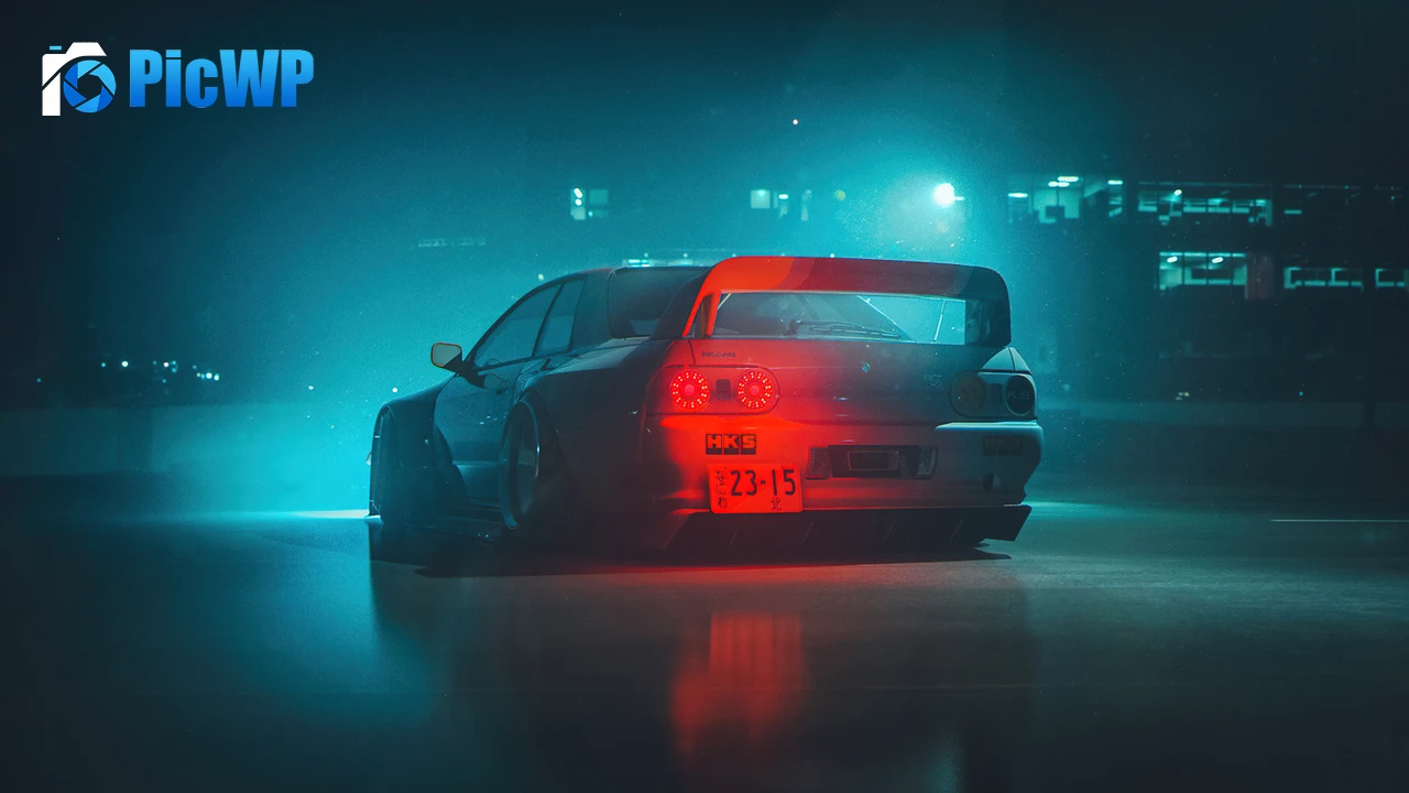 Nissan Skyline GT-R R33 AI art 4K PC Wallpaper