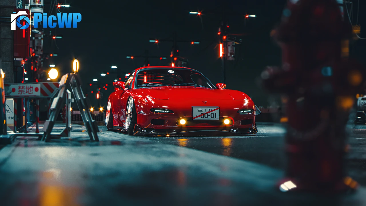 Mazda RX-7 JDM cars 4K PC Wallpaper