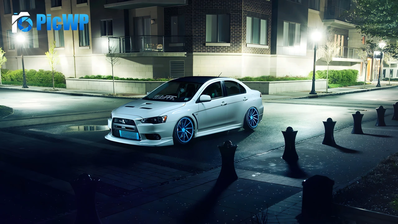 Mitsubishi Lancer Evolution JDM cars 4K PC Wallpaper