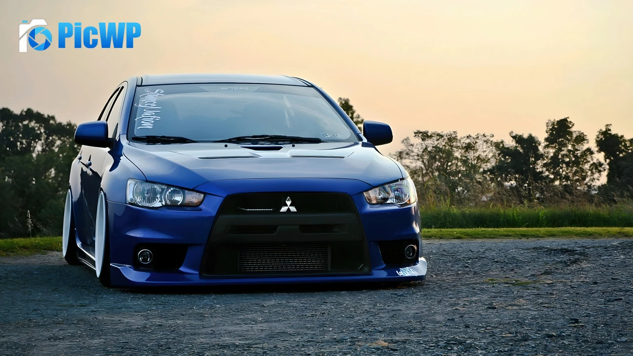 Mitsubishi Lancer Evolution Classic cars 4K PC Wallpaper