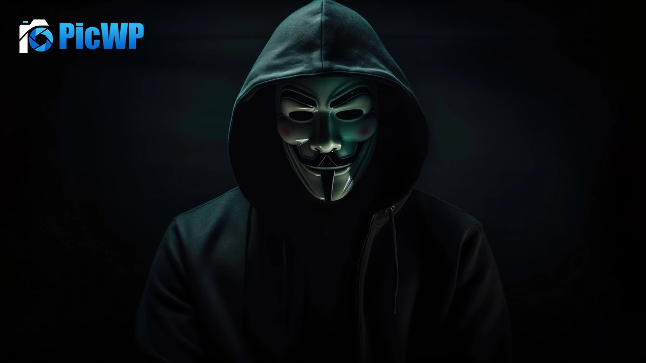 Anonymous Hooded Man 4K PC Wallpaper