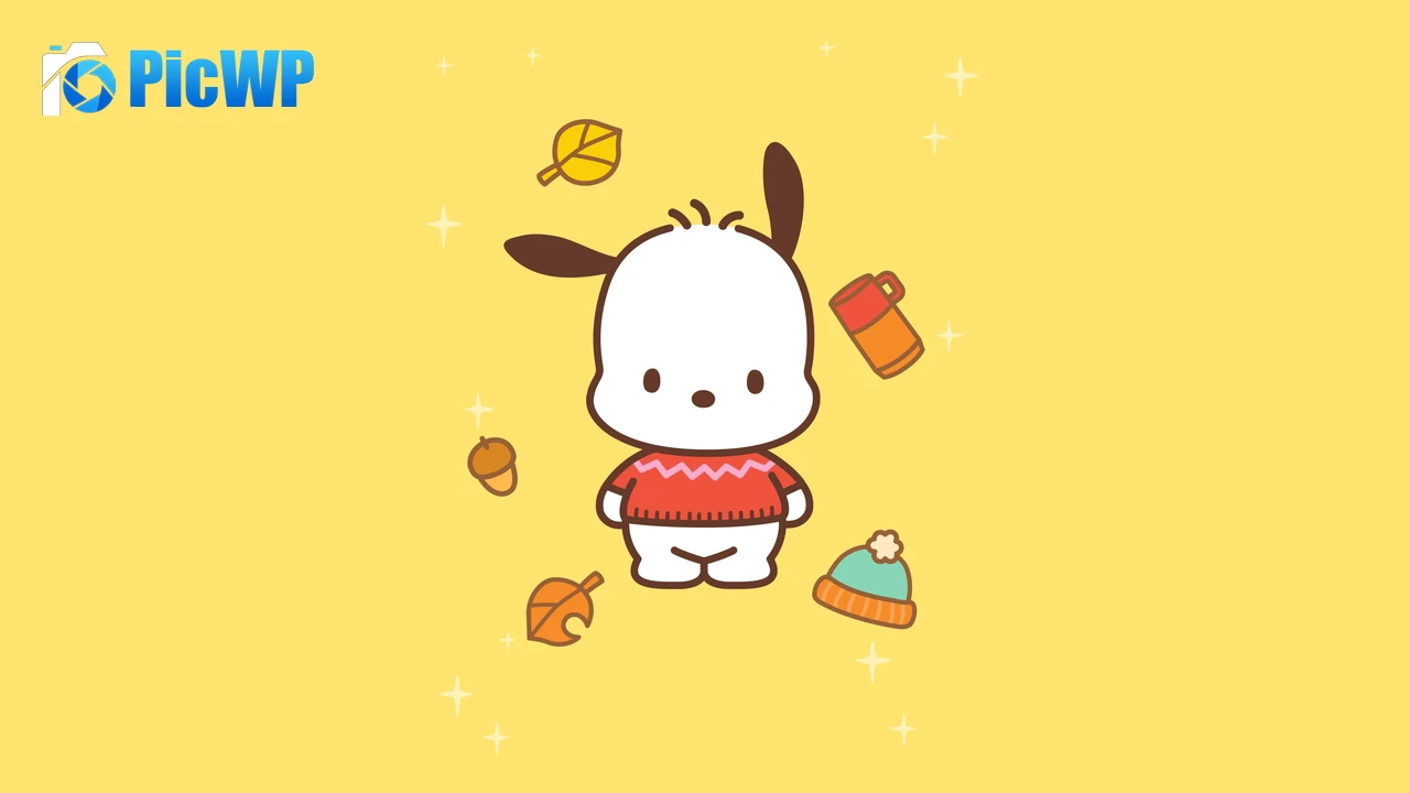 Pochacco Sanrio 4K PC Wallpaper