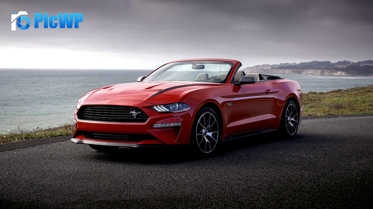 Ford Mustang Ecoboost Convertible 4K PC Wallpaper