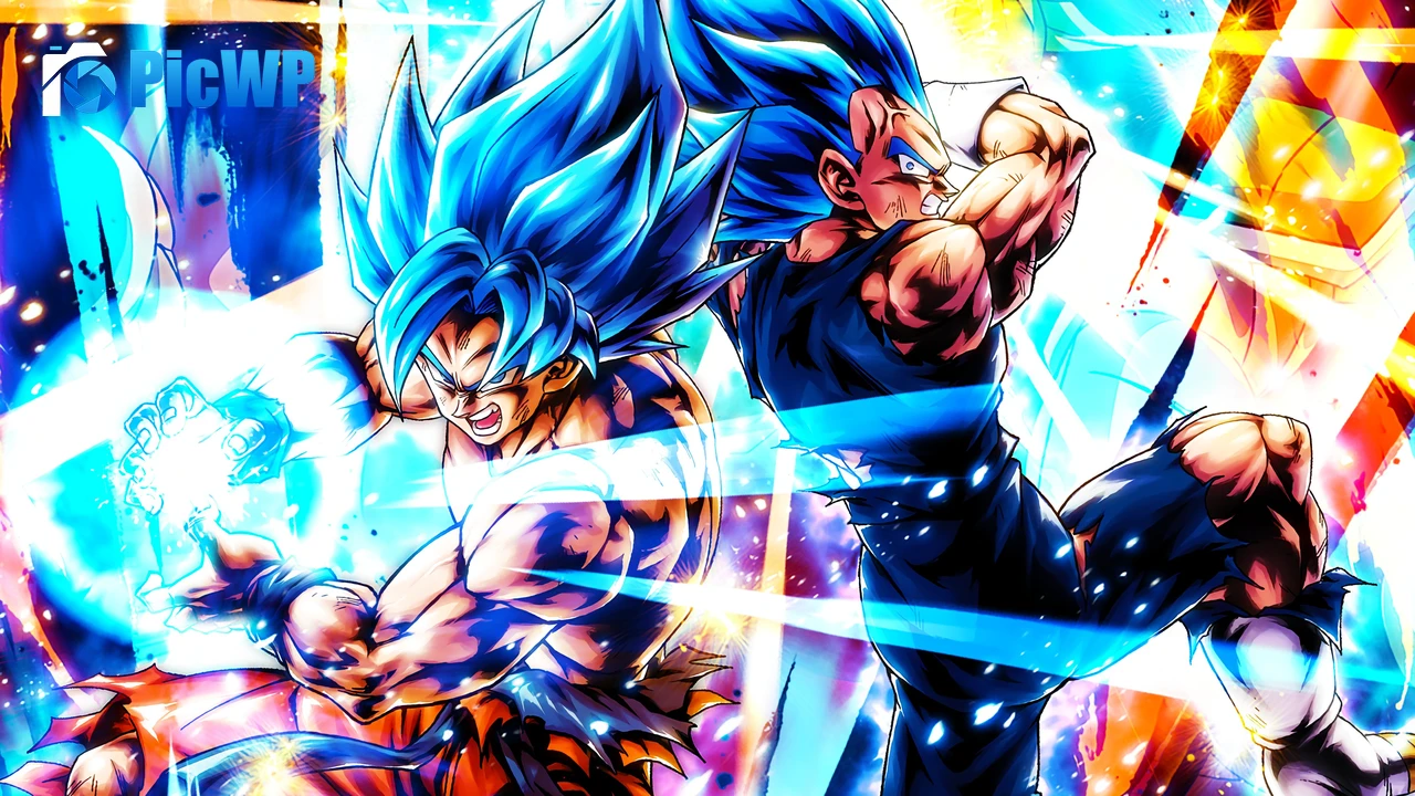 Super Saiyan God SS Goku vs Super Saiyan God SS Vegeta 4K PC Wallpaper