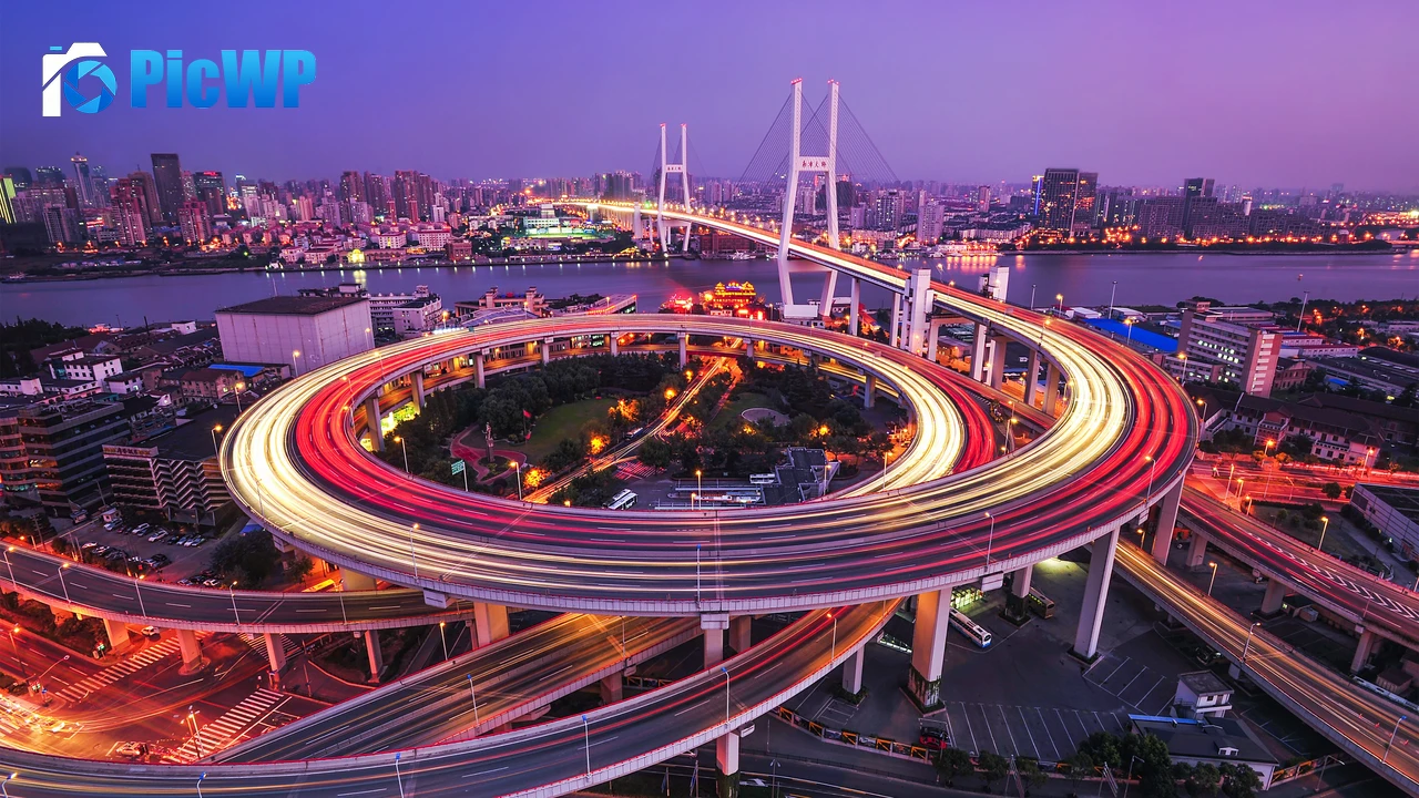 Nanpu Bridge Modern architecture 4K PC Wallpaper