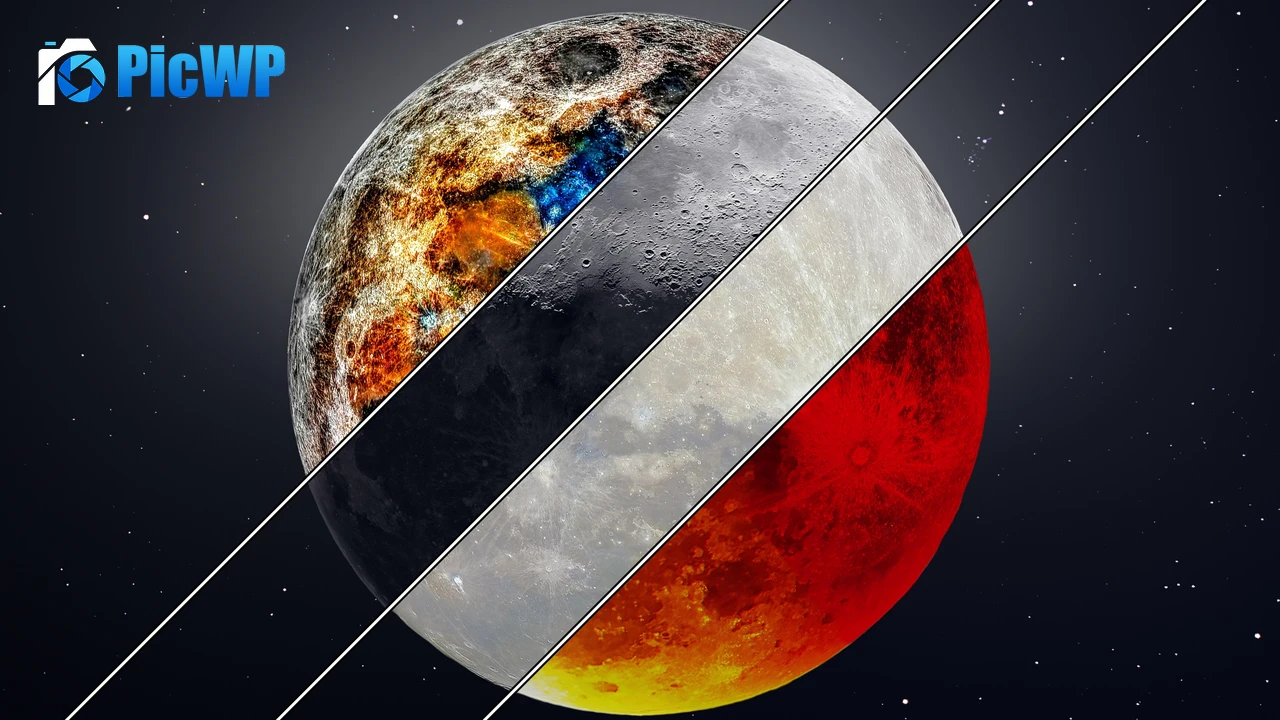 Mineral Moon Supermoon 4K PC Wallpaper