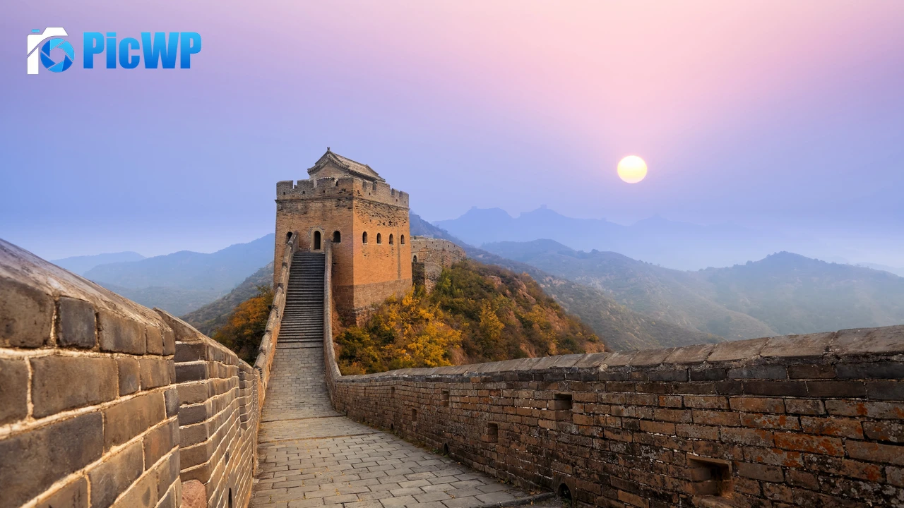 Great Wall of China Jinshanling 4K PC Wallpaper