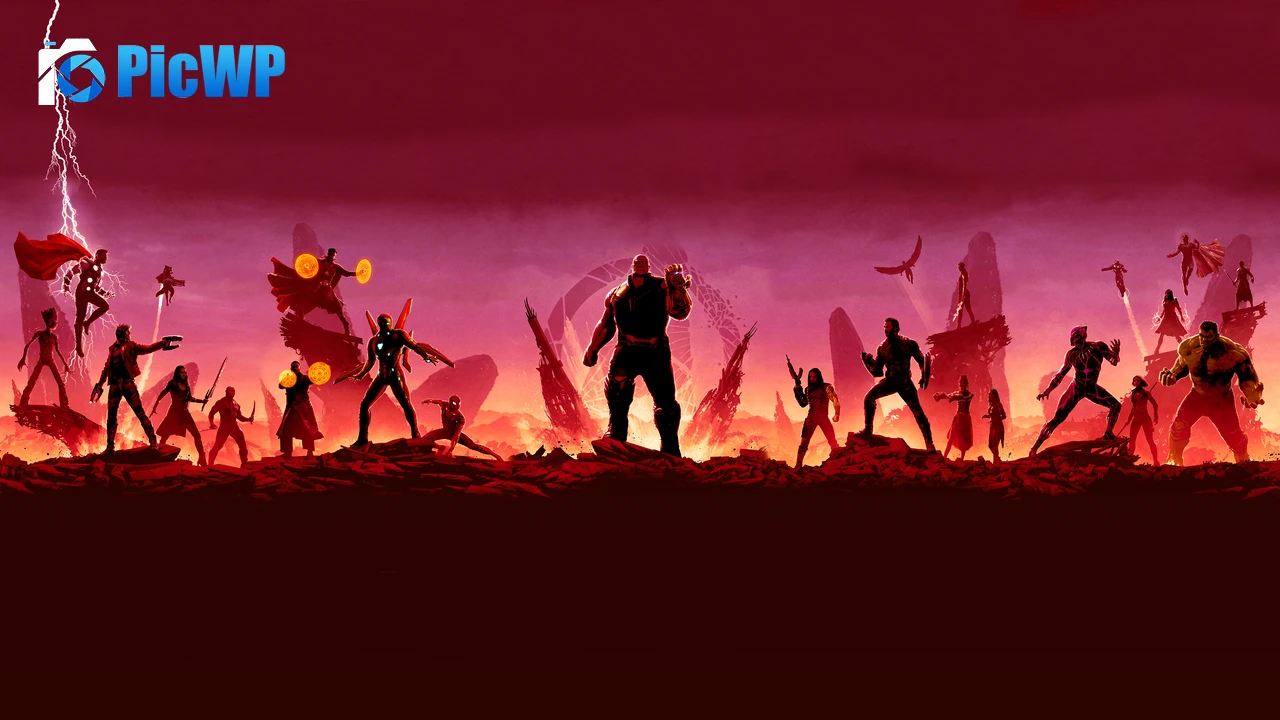 Avengers: Infinity War Illustration 4K PC Wallpaper