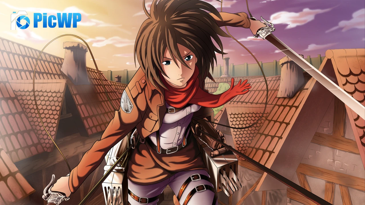 Mikasa Ackerman 4K PC Wallpaper