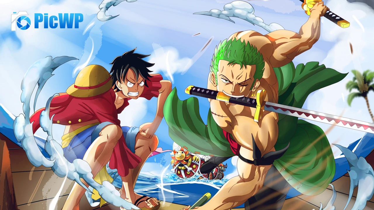 Monkey D. Luffy Roronoa Zoro 4K PC Wallpaper