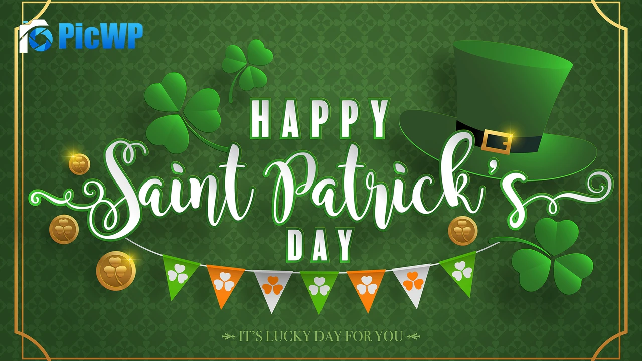 St. Patrick's Day Decoration 6K PC Wallpaper
