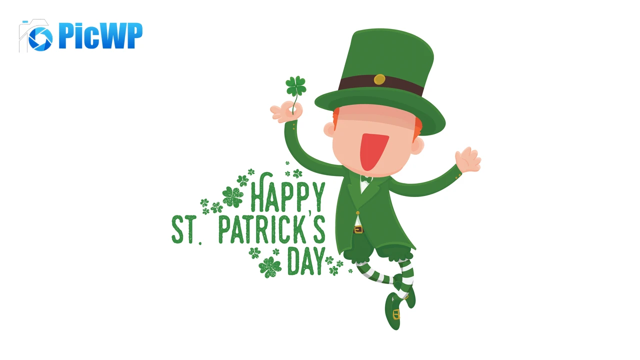 Happy Saint Patrick's Day Background 8K PC Wallpaper