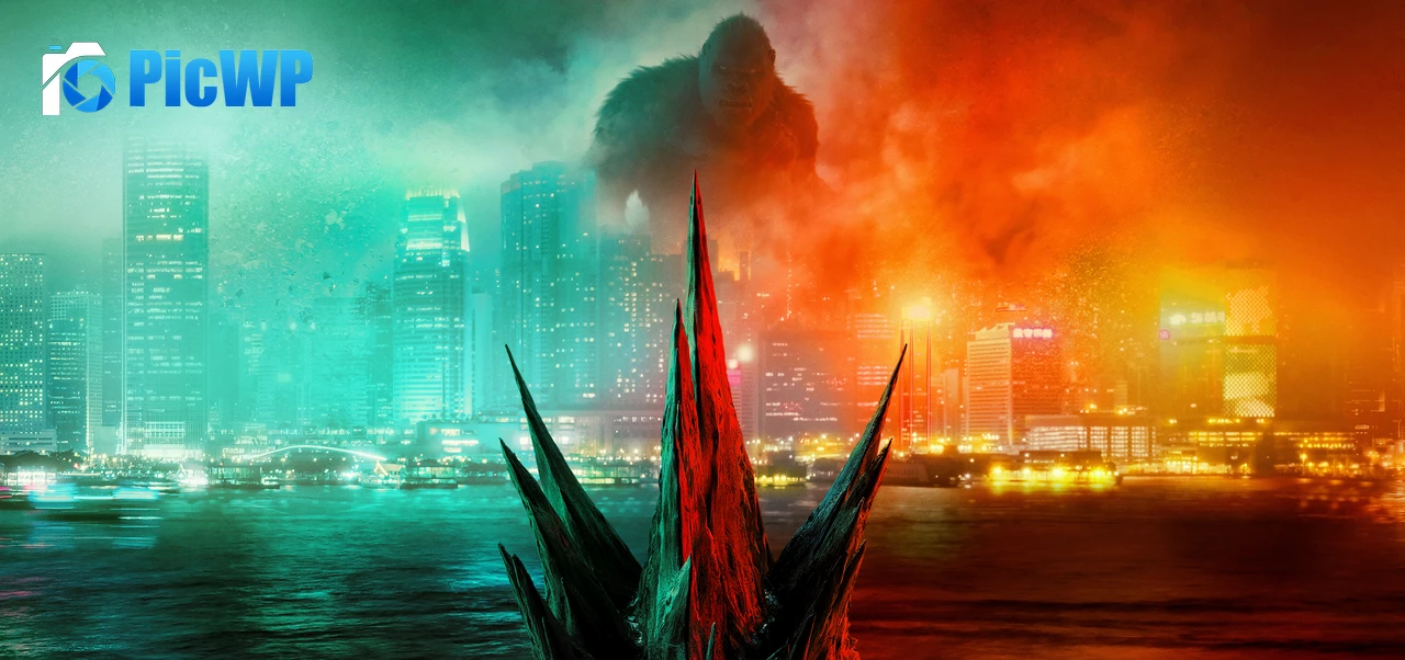 Godzilla vs Kong Ultrawide Triple Monitor 9K Wide Wallpaper